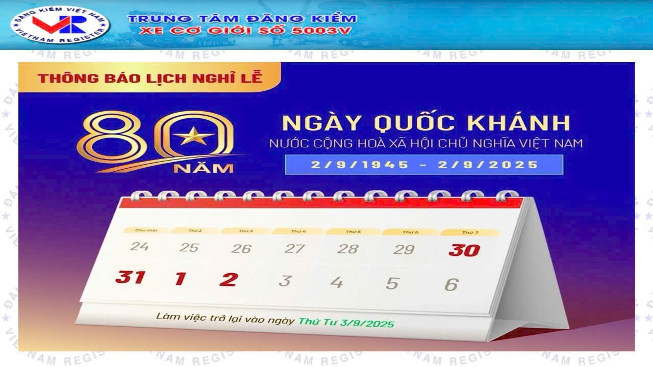 ITHÔNG BÁO LỊCH NGHỈ LỄ 02/09/2025