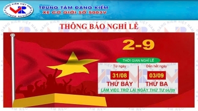 ITHÔNG BÁO NGHỈ LỄ 2/9/2024